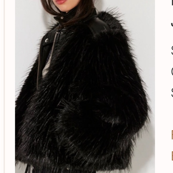 Free People Jackets & Blazers - Free People Black Faux Fur Jacket